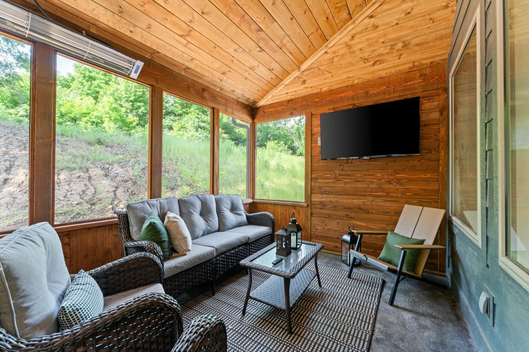 New Ozark Oasis Luxe Cabin Retreat With Hot Tub Hollister Zewnętrze zdjęcie