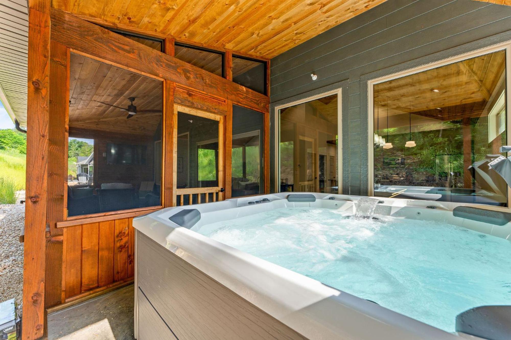 New Ozark Oasis Luxe Cabin Retreat With Hot Tub Hollister Zewnętrze zdjęcie
